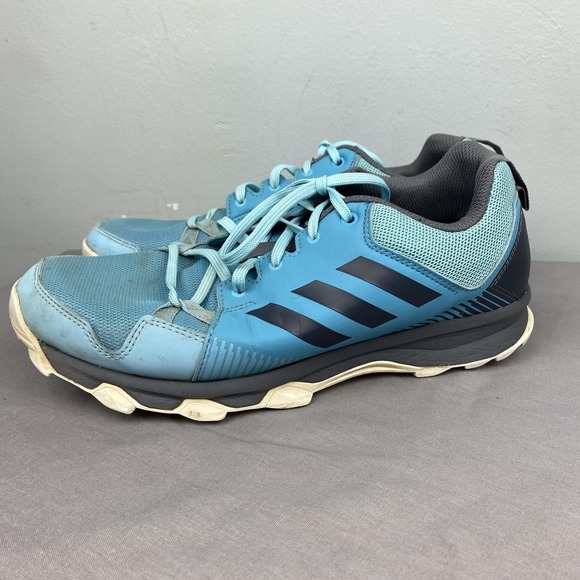 Adidas Terrex Shoes Mens Size 9 Blue Trail‎ Running Athletic Outdoor S80906 Grip - Picture 4 of 11